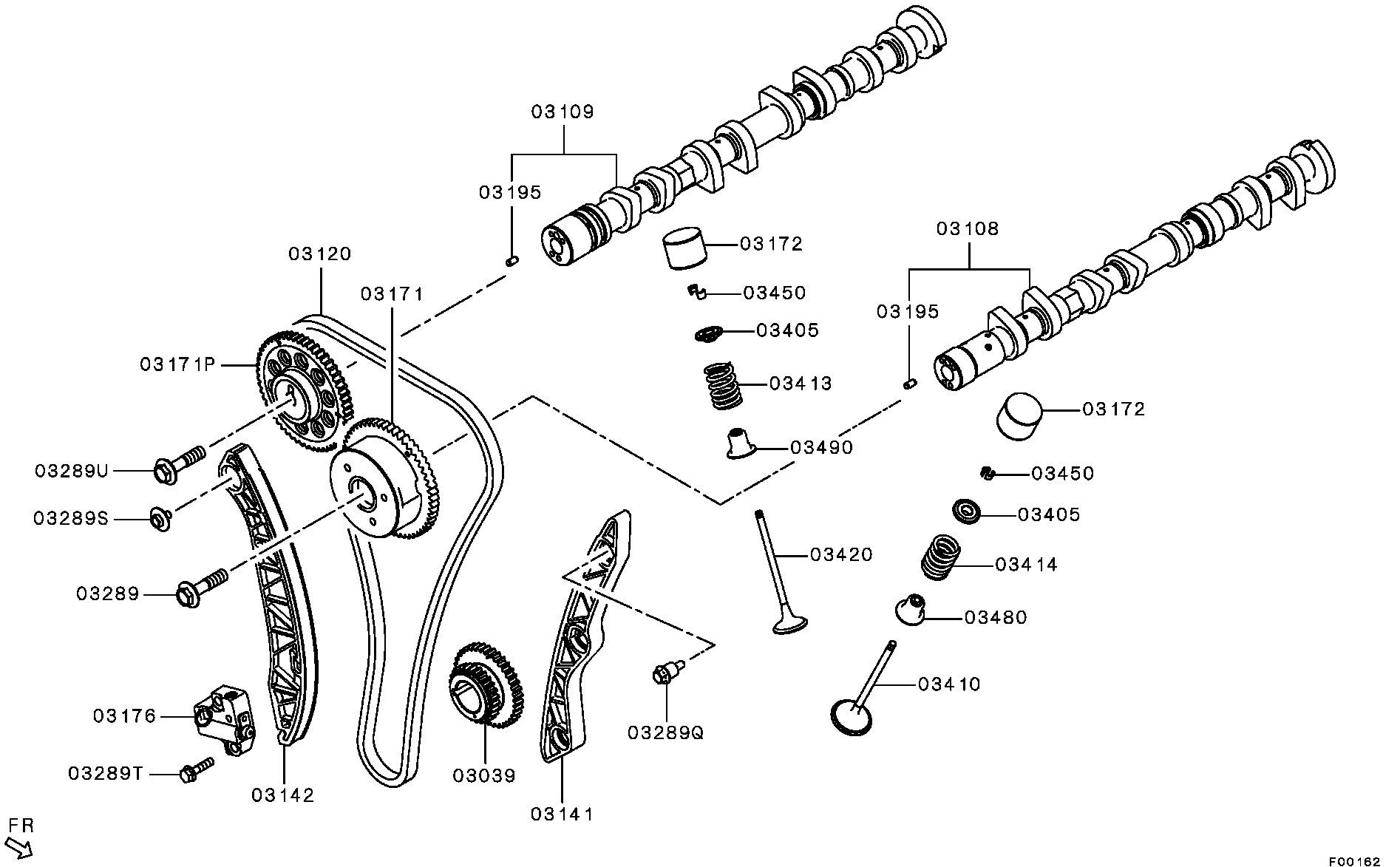 Mitsubishi MN183952 - Tiiviste, venttiilivarsi inparts.fi