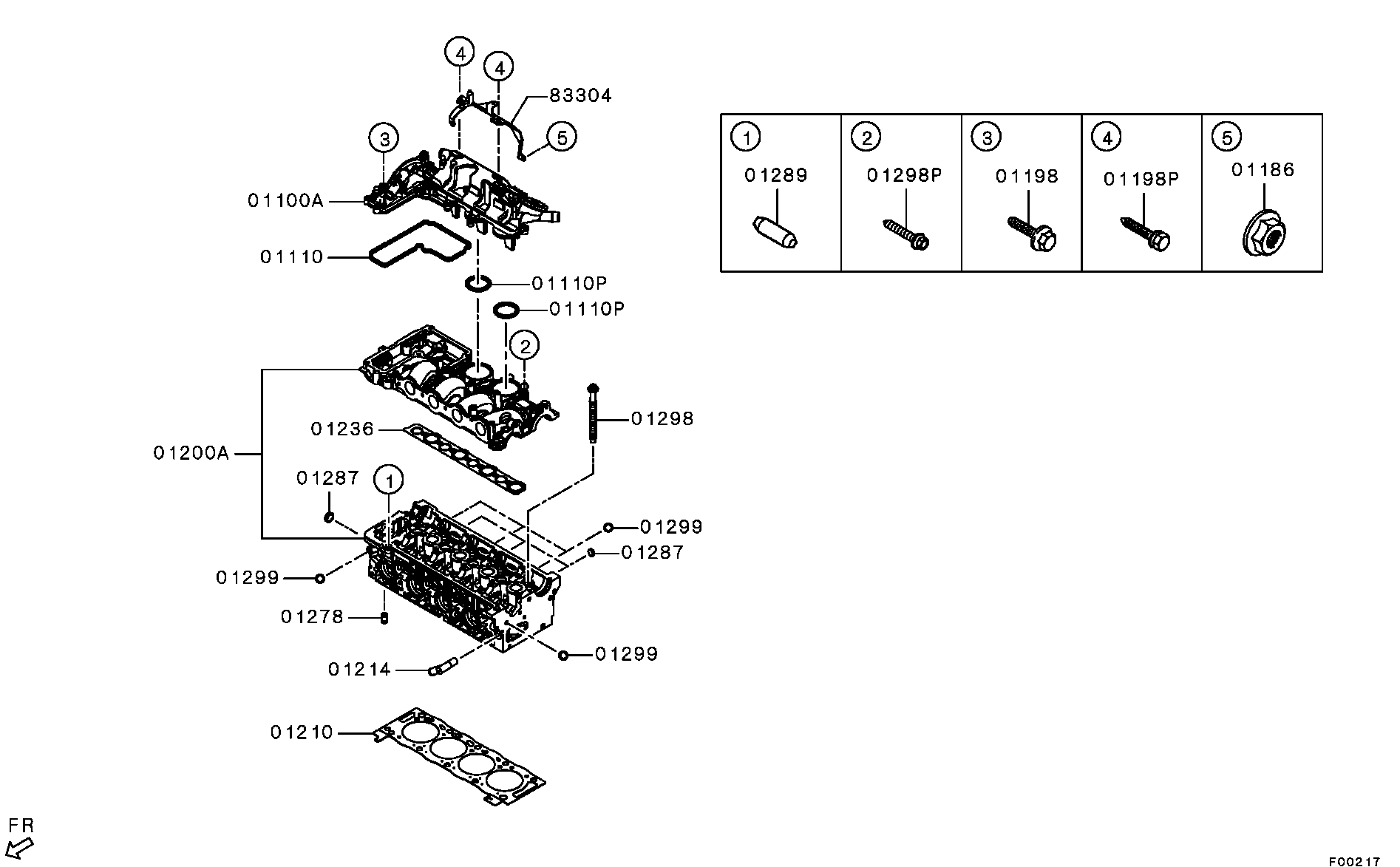 Mitsubishi MN982027 - Tiivistesarja, vent. koppa inparts.fi