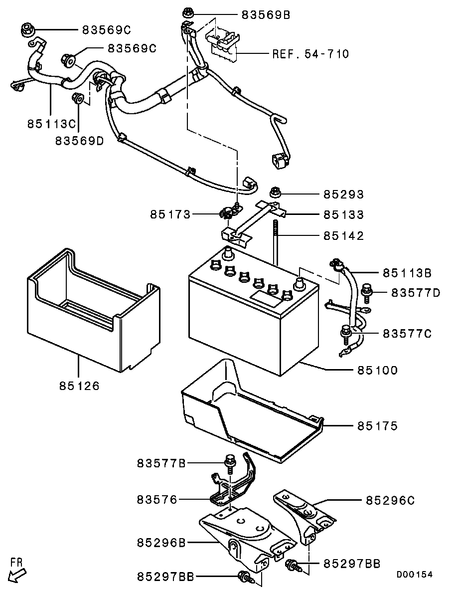 Mitsubishi 8201A147 - Käynnistysakku inparts.fi