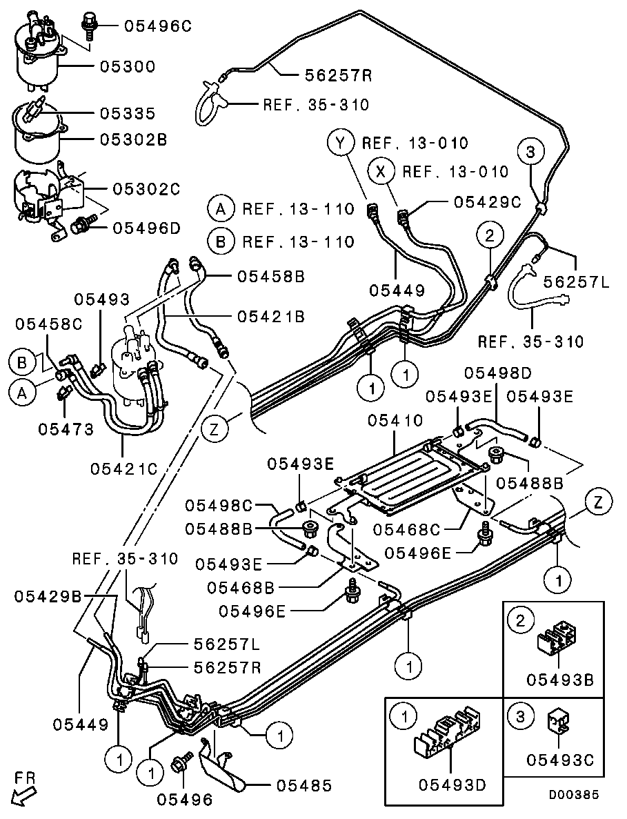 Mitsubishi 1770A040 - Polttoainesuodatin inparts.fi