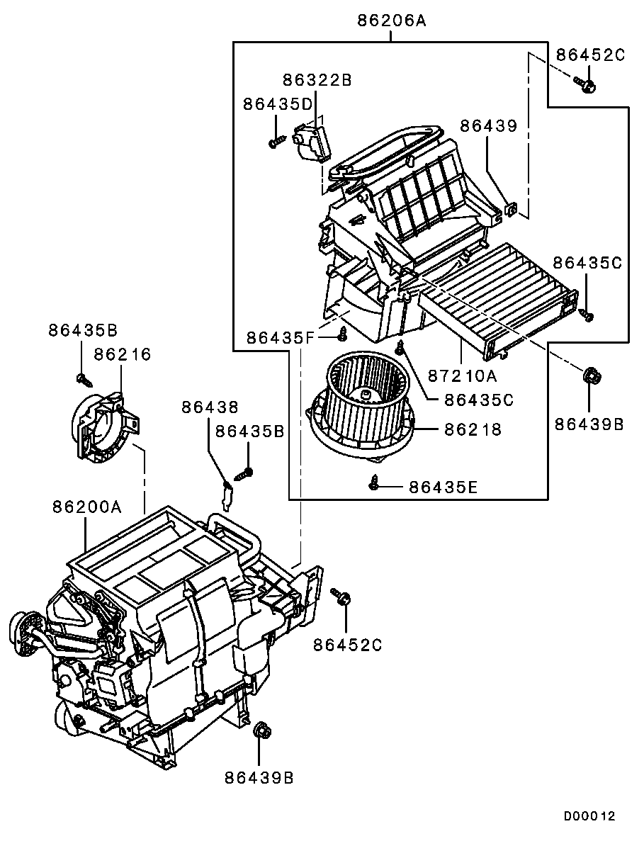 Mitsubishi MR 500058 - Suodatin, sisäilma inparts.fi