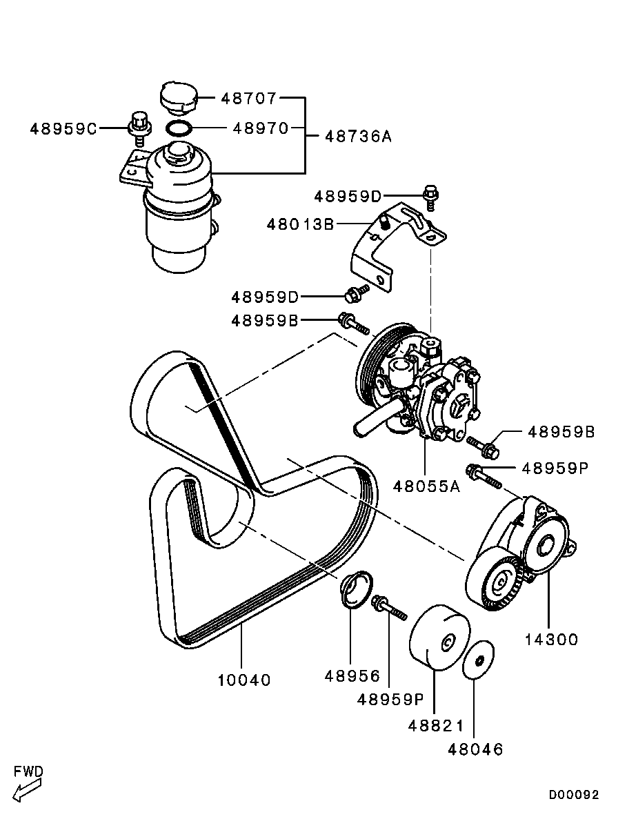 Suzuki 4451A020 - Moniurahihna inparts.fi