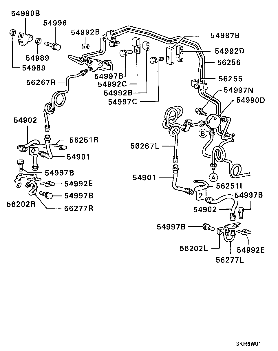 Mitsubishi MB238428 - Jarruletku inparts.fi