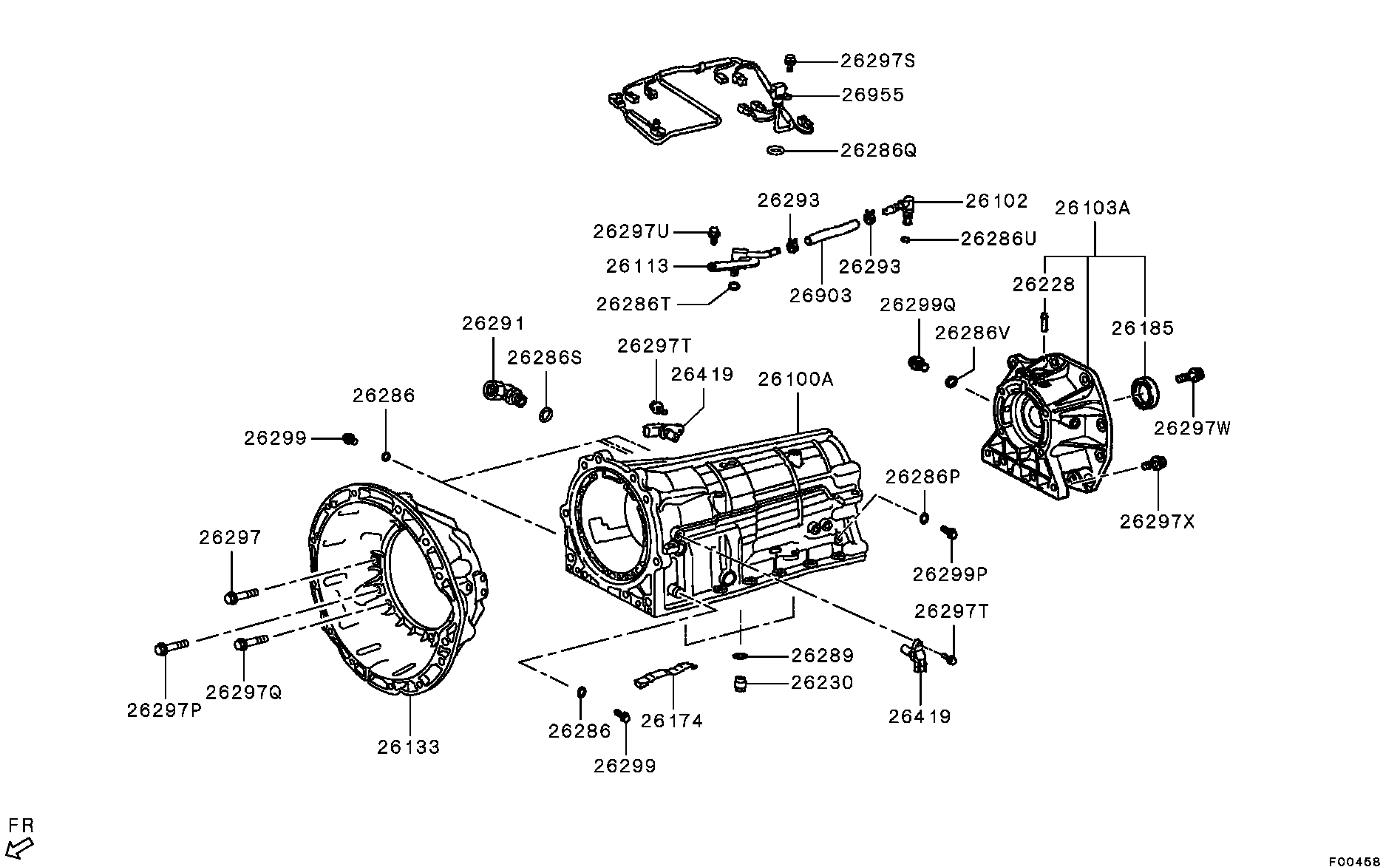 Mitsubishi 2560A080 - Kierroslukusensori, aut.vaihteisto inparts.fi