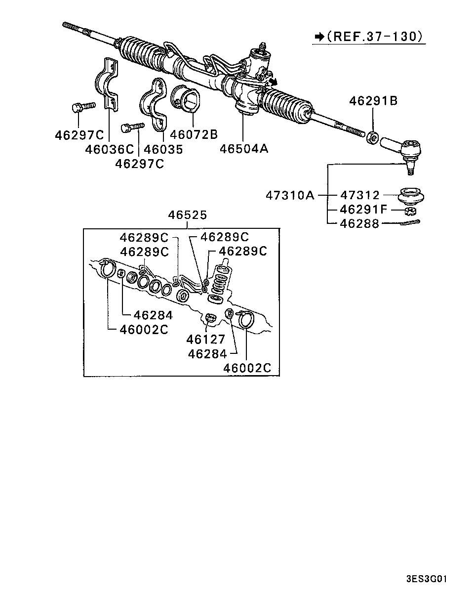 Mitsubishi MB553151 - Ohjausvaihde inparts.fi