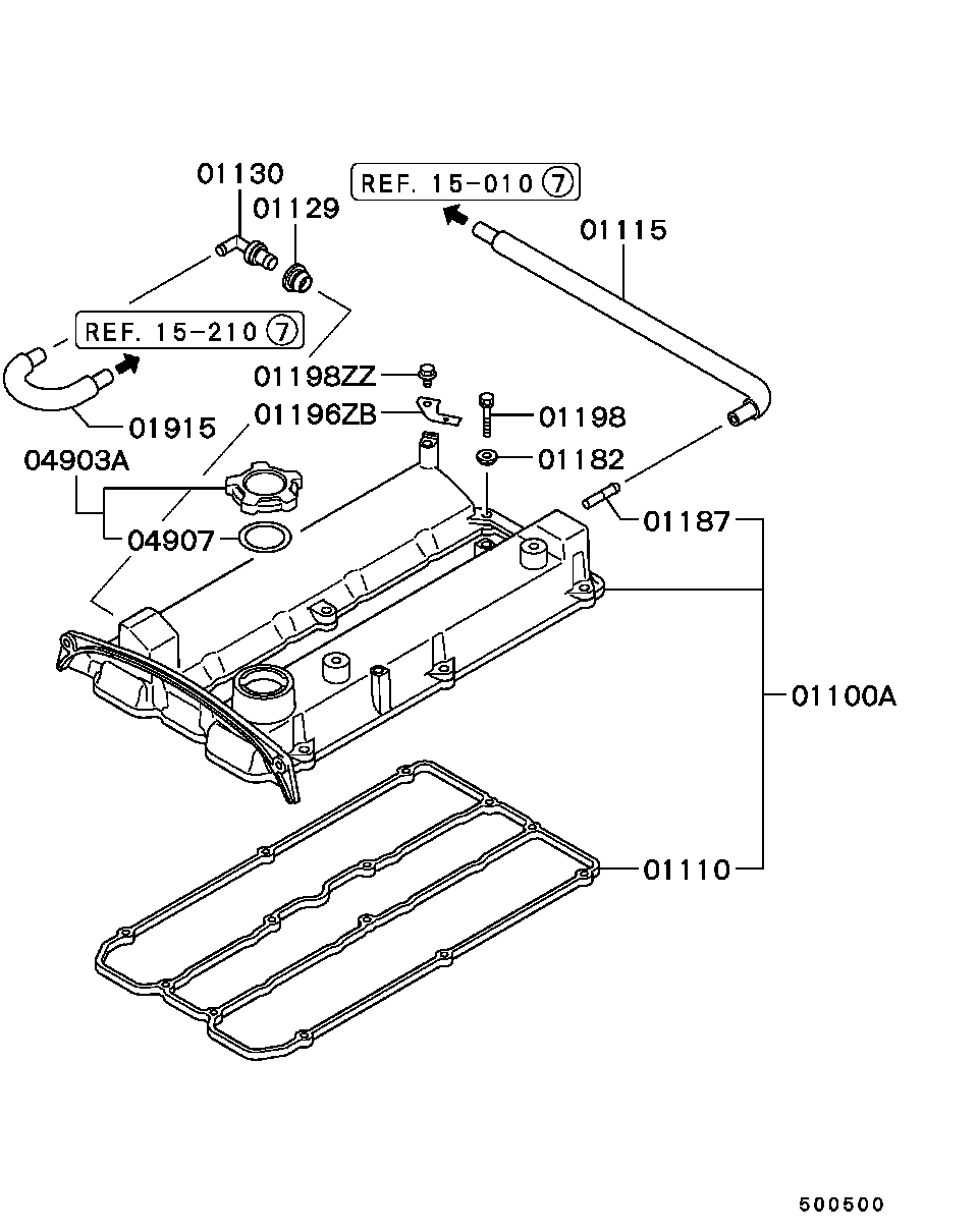 Mitsubishi MD348283 - Tiiviste, venttiilikoppa inparts.fi