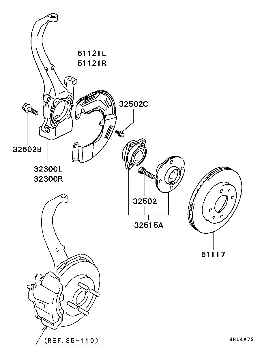 Mitsubishi MR403969 - Pyöränlaakerisarja inparts.fi