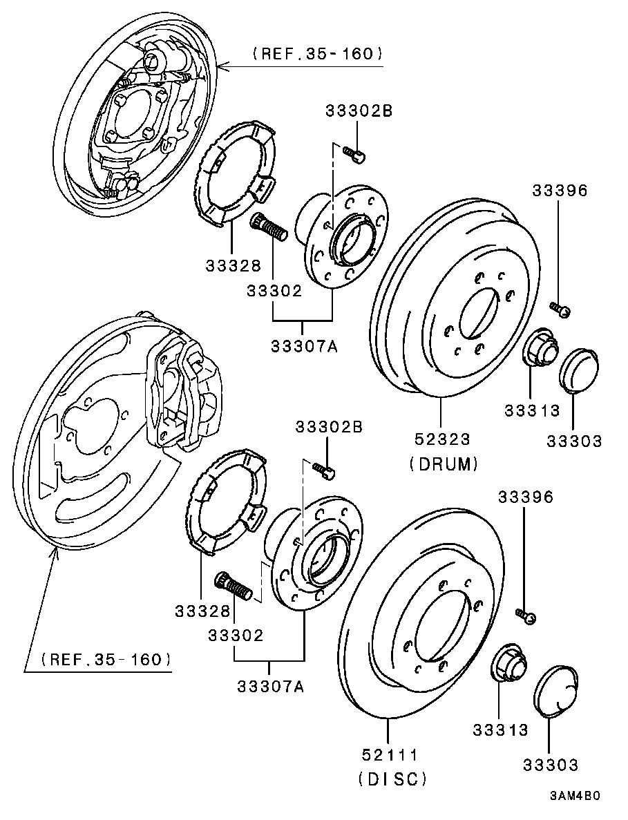 Mitsubishi MR913846 - Jarrulevy inparts.fi