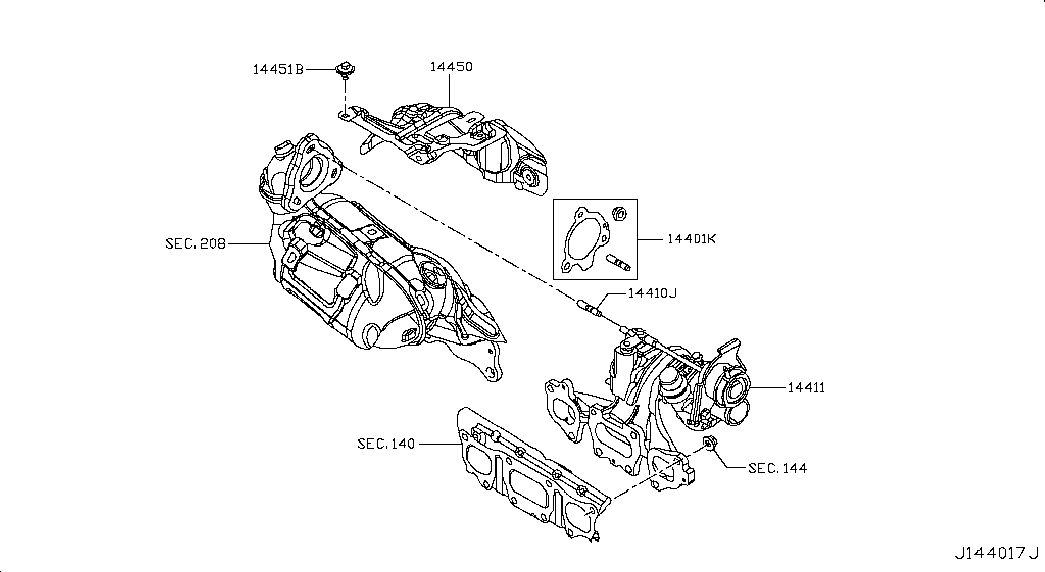 RENAULT 1441100Q3P - TURBOCHARGER inparts.fi