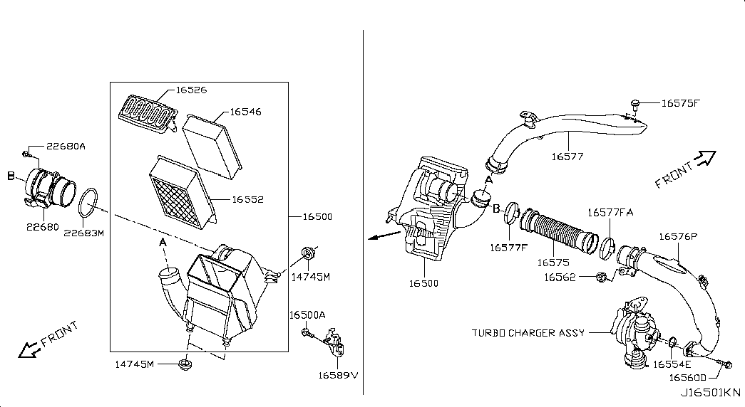 NISSAN 22324-00QAB - Ilmansuodatin inparts.fi