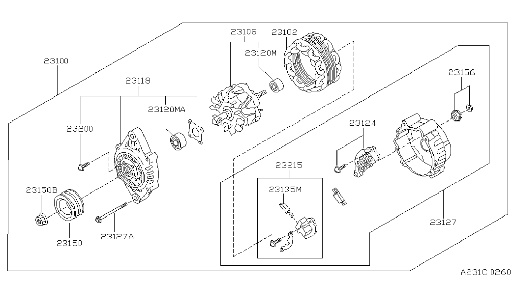 TOYOTA 23100-VB310 - Laturi inparts.fi