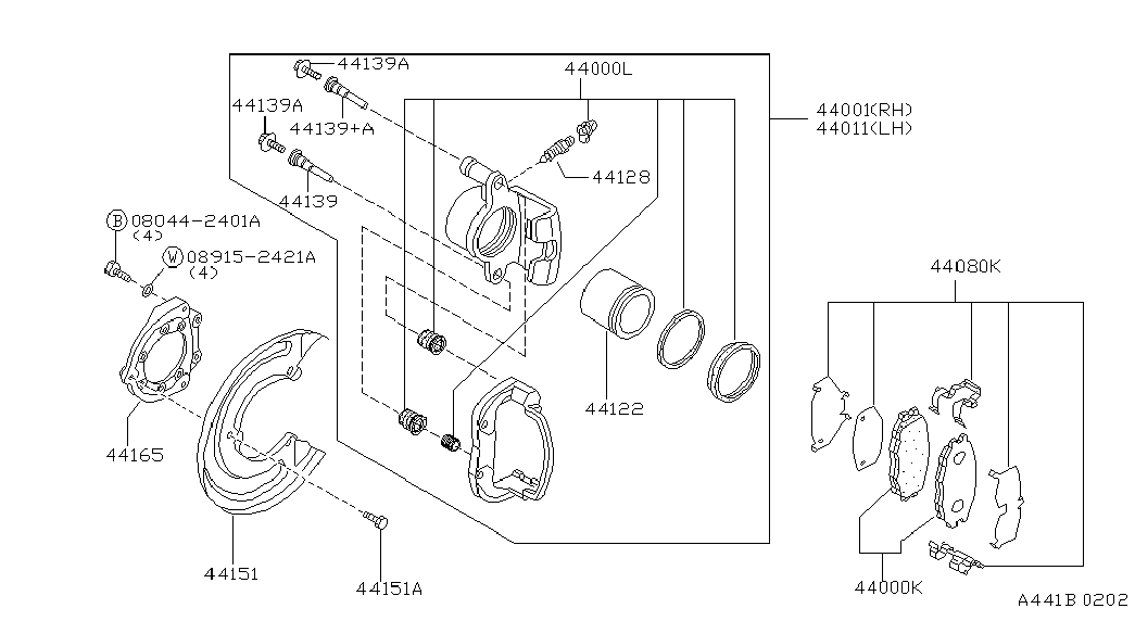 NISSAN 44011-VB200 - Jarrusatula inparts.fi