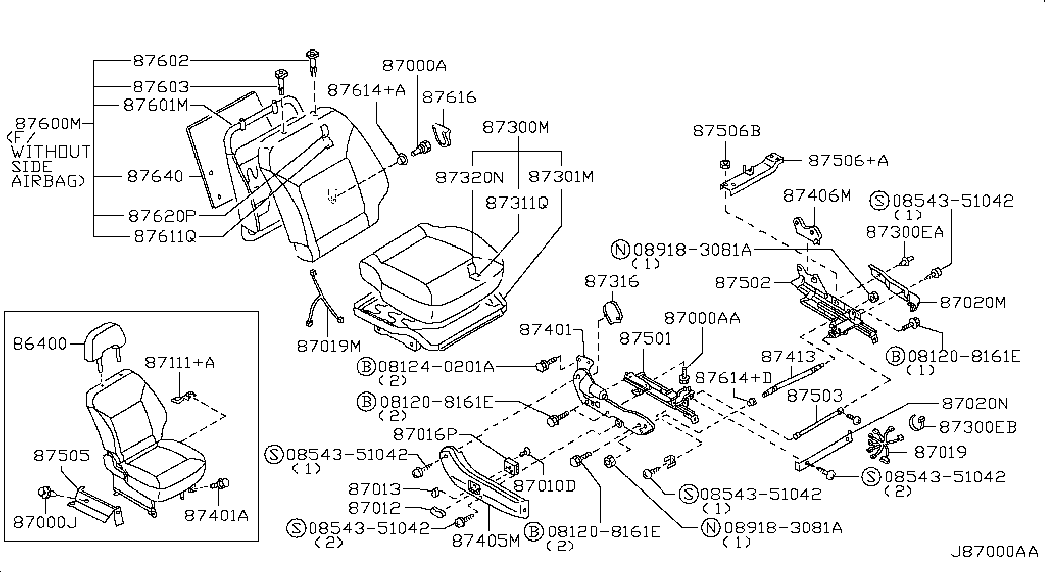 NISSAN 0155303703 - CLIP-TRIM inparts.fi