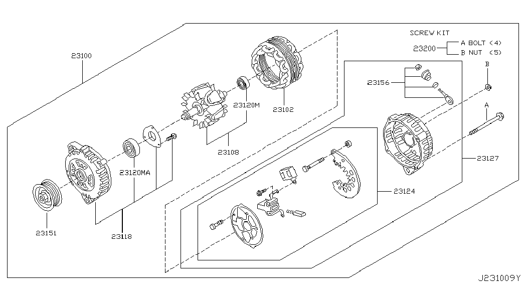 PEUGEOT 231516N200 - Hihnapyörä, laturi inparts.fi