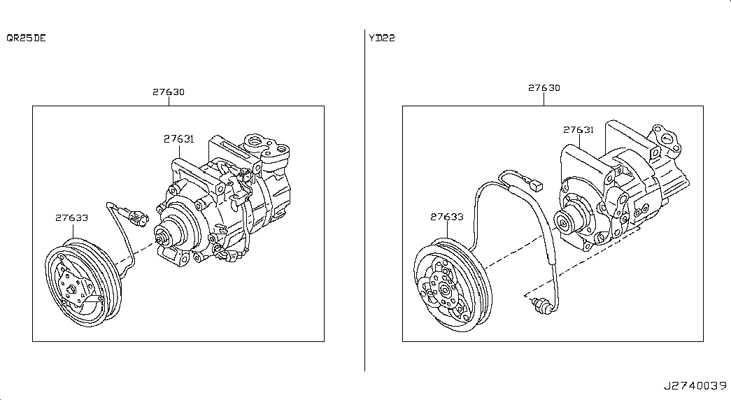 NISSAN 92600-AU010 - Kompressori, ilmastointilaite inparts.fi