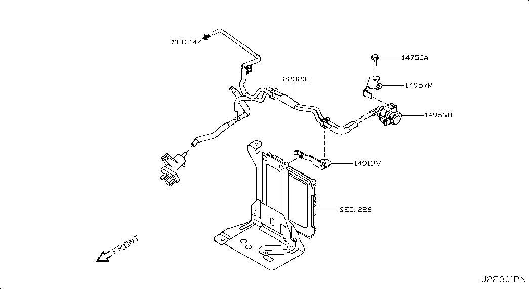 NISSAN 1495600Q1K - Painemuunnin, pakokaasun ohjaus inparts.fi