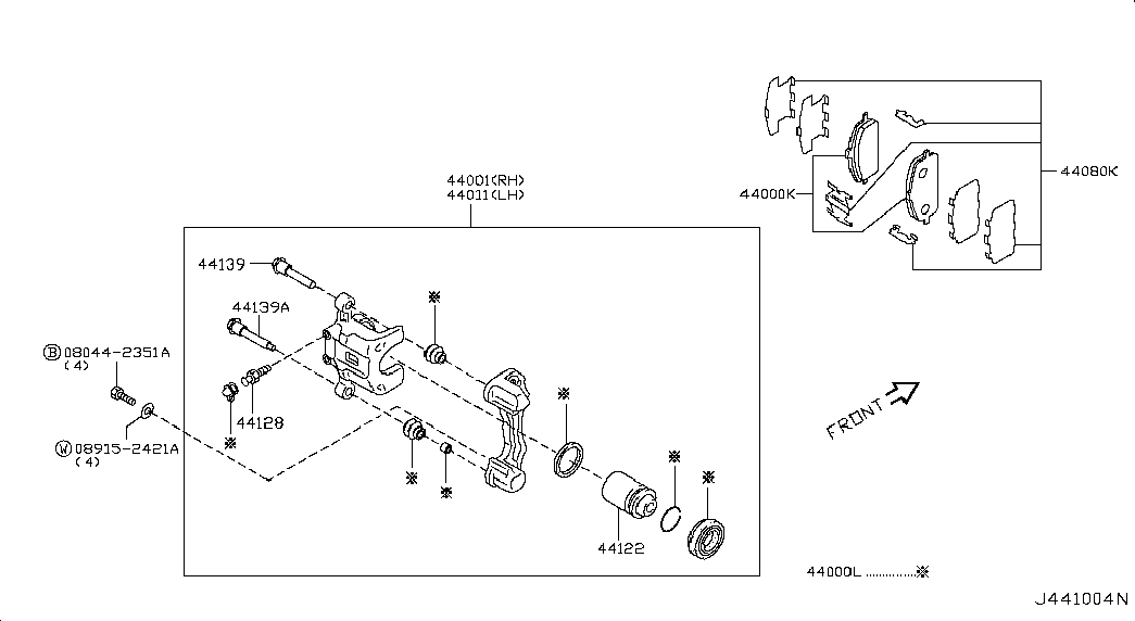 Suzuki 440608H385 - Jarrupala, levyjarru inparts.fi