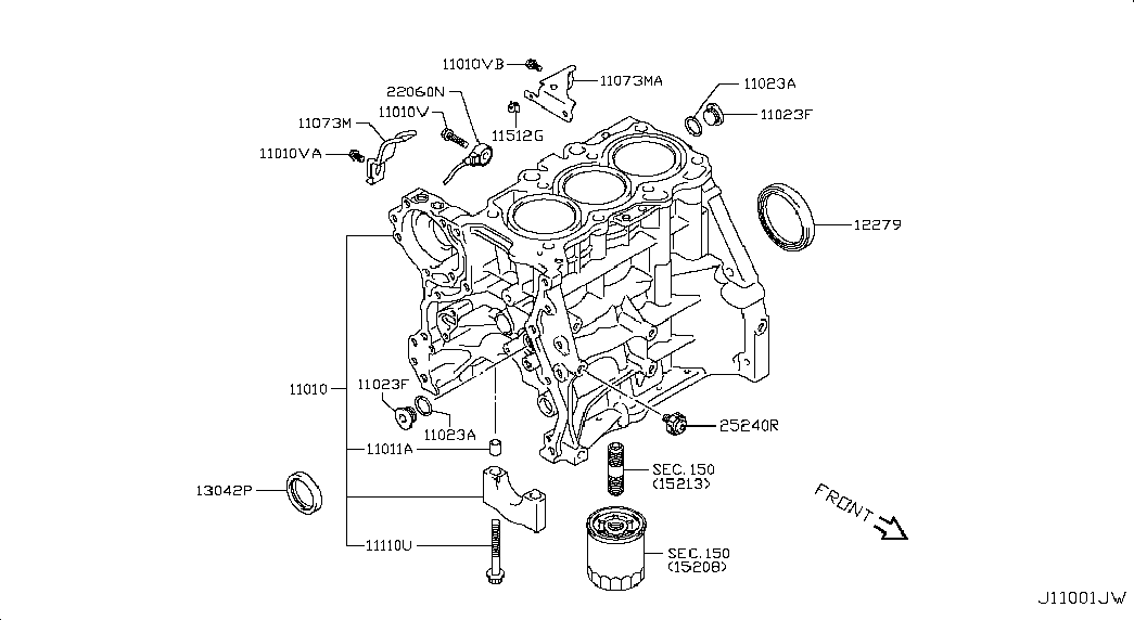 NISSAN 25240-4A0A5 - Tunnistin, öljynpaine inparts.fi