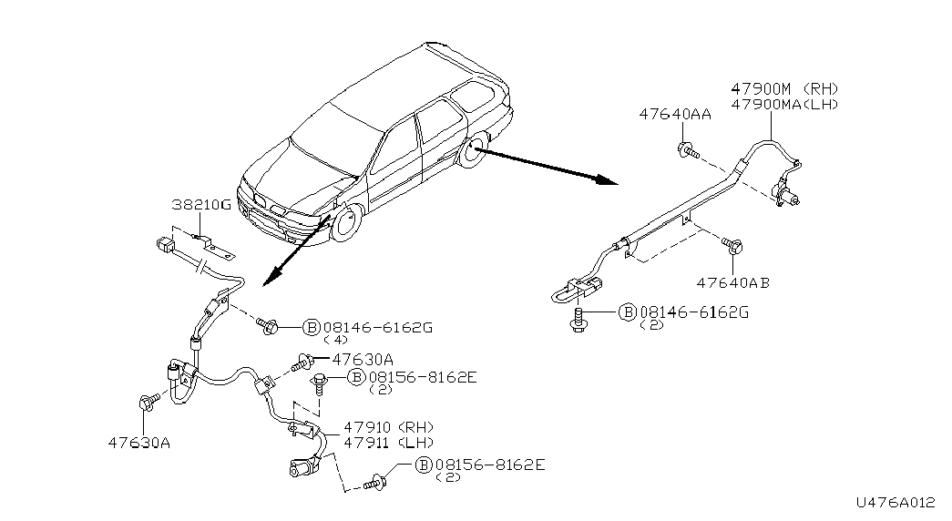 NISSAN 47901-2F001 - ABS-anturi inparts.fi