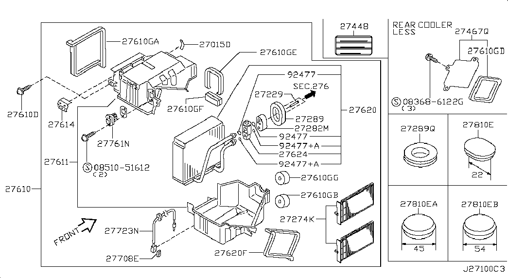 NISSAN 27275 31U25 - Suodatin, sisäilma inparts.fi