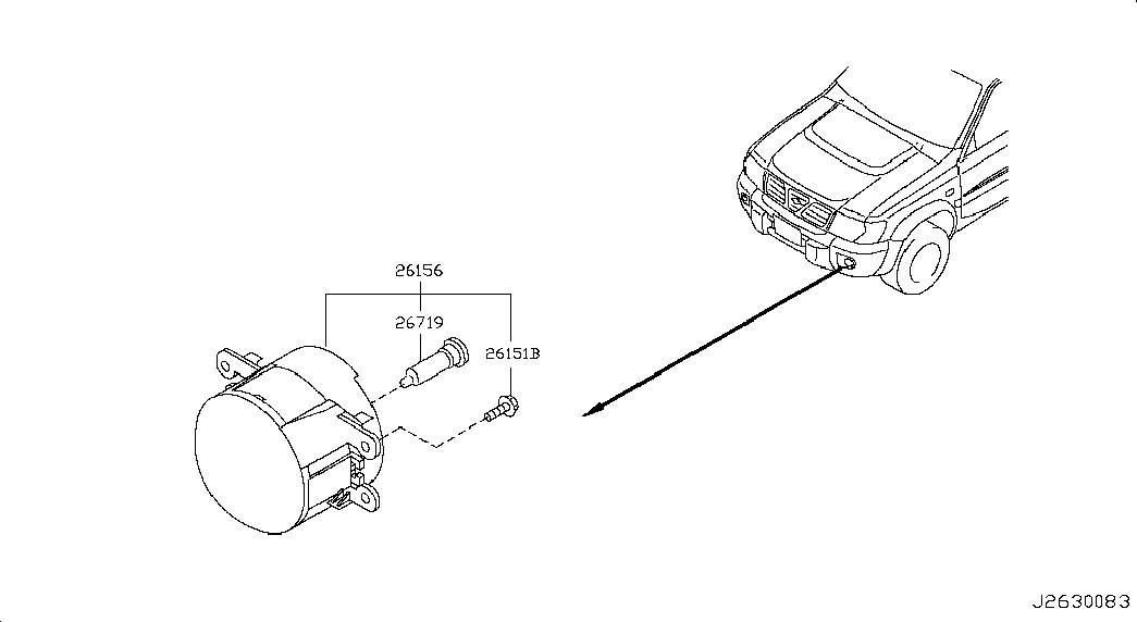 NISSAN 26150-VD30A - Sumuvalo inparts.fi