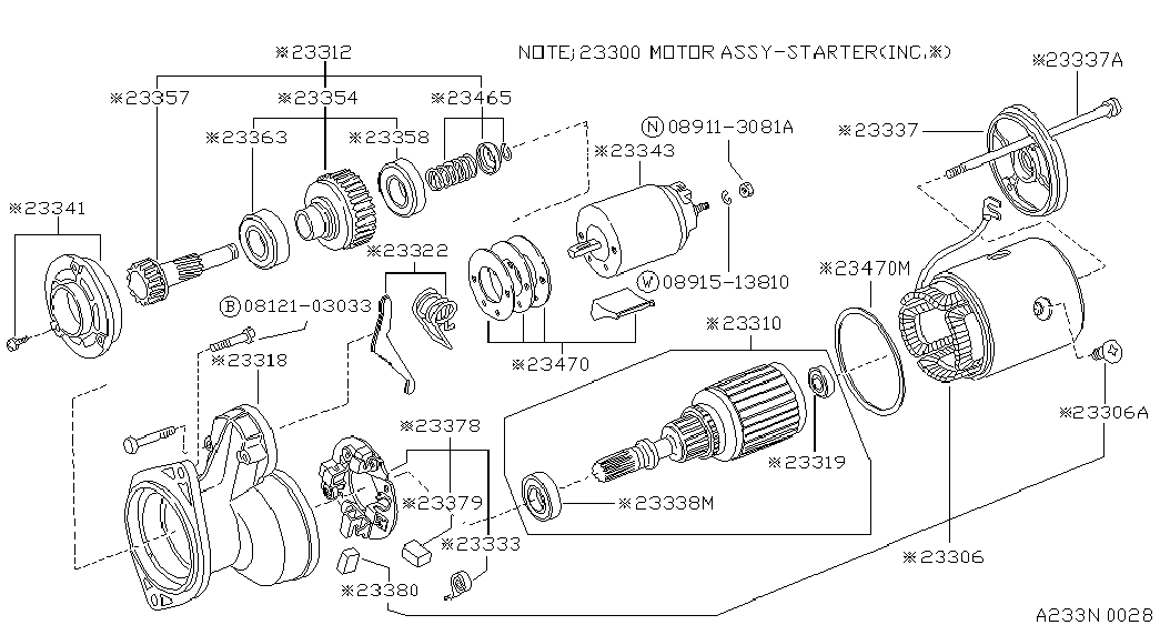 NISSAN 23357-N5900 - Hammaspyörä, käynnistys inparts.fi