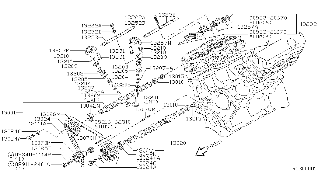 NISSAN 13207-0B010 - Tiiviste, venttiilivarsi inparts.fi