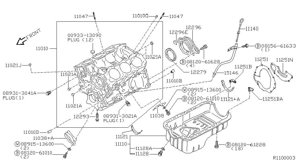 Suzuki 12279-18V00 - Akselitiiviste, kampiakseli inparts.fi