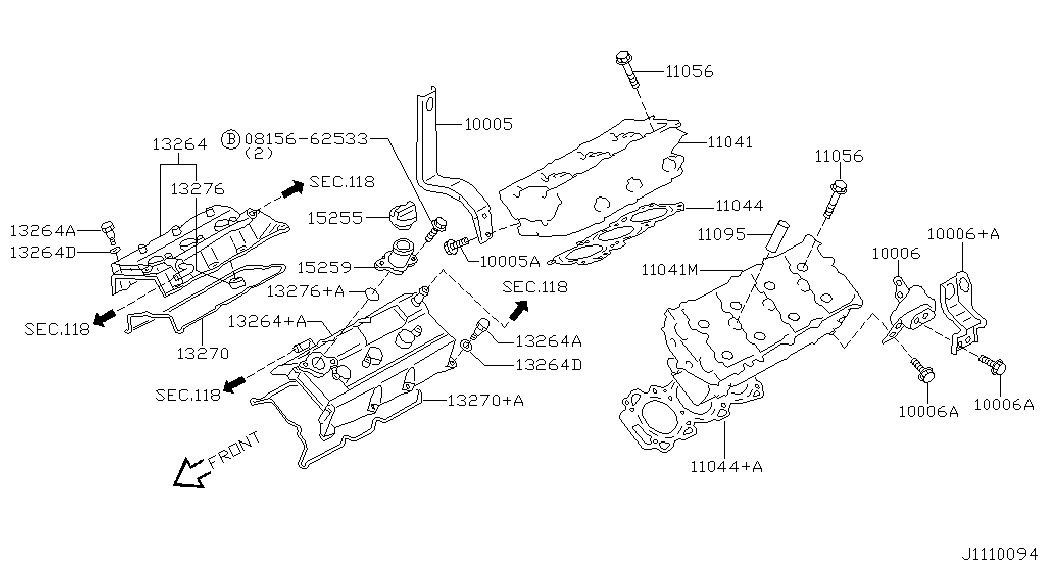 RENAULT 1105631U01 - Syl.kannen pulttisarja inparts.fi