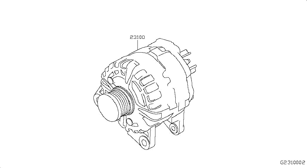 RENAULT 231004BE0B - Hihnapyörä, laturi inparts.fi