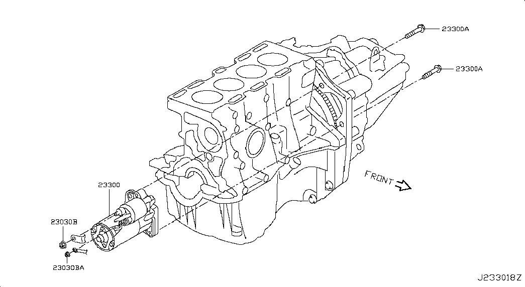 RENAULT 2330000Q2C - Käynnistinmoottori inparts.fi