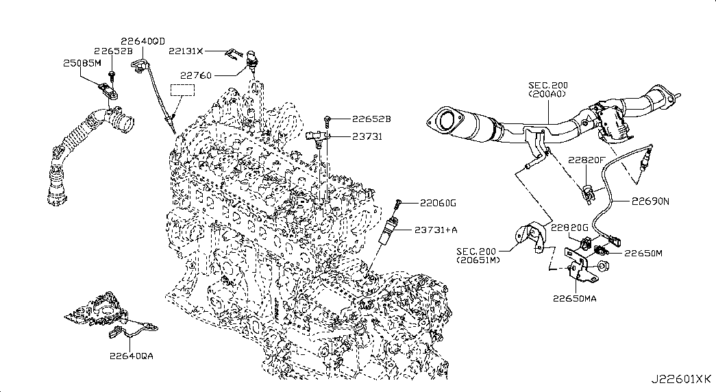 NISSAN 2373100Q0M - Tunnistin, nokka-akselin ajoitus inparts.fi