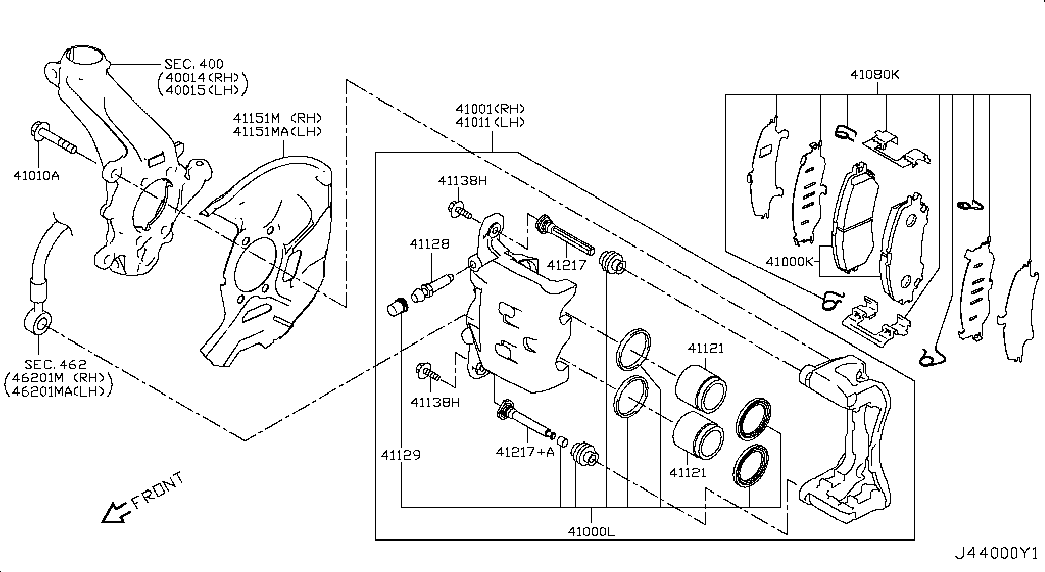 NISSAN D10604CC0A - Jarrupala, levyjarru inparts.fi