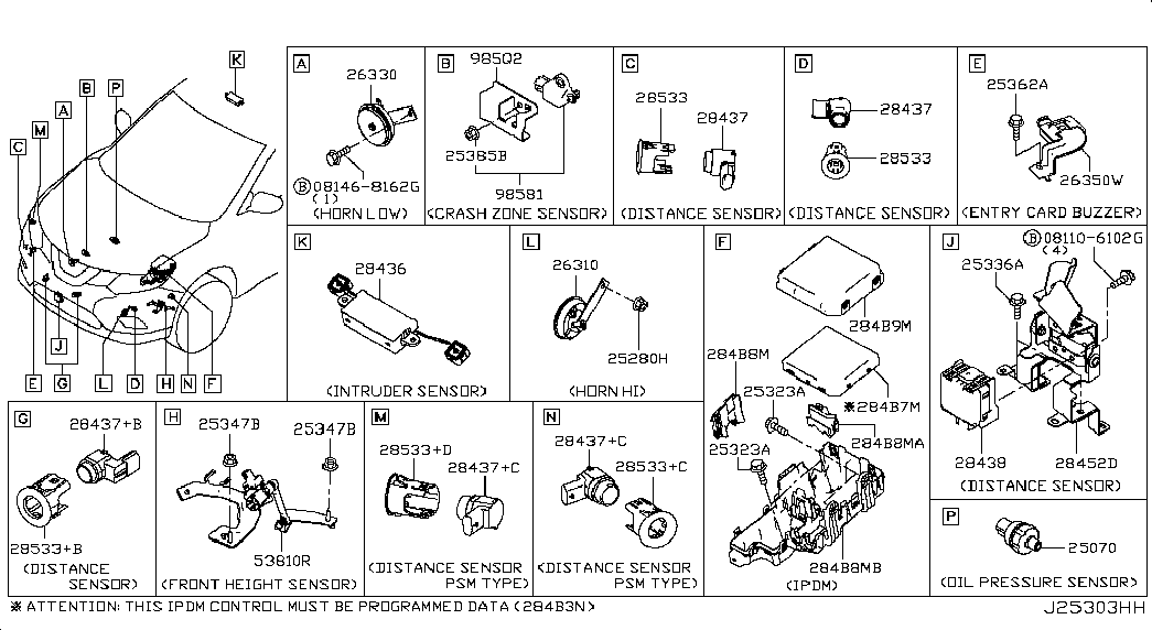 NISSAN 284384CC5B - Sensori, pysäköintitutka inparts.fi