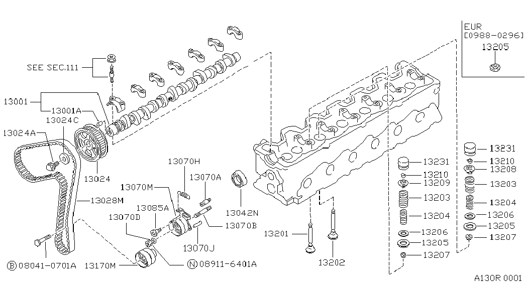 NISSAN 13028 V7285 - Hammashihnat inparts.fi