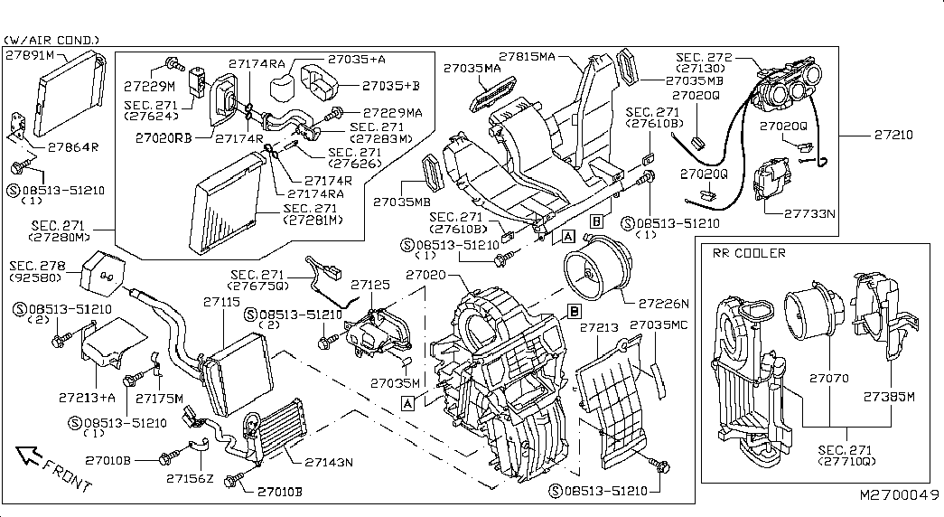 NISSAN 27891-AX010 - Suodatin, sisäilma inparts.fi