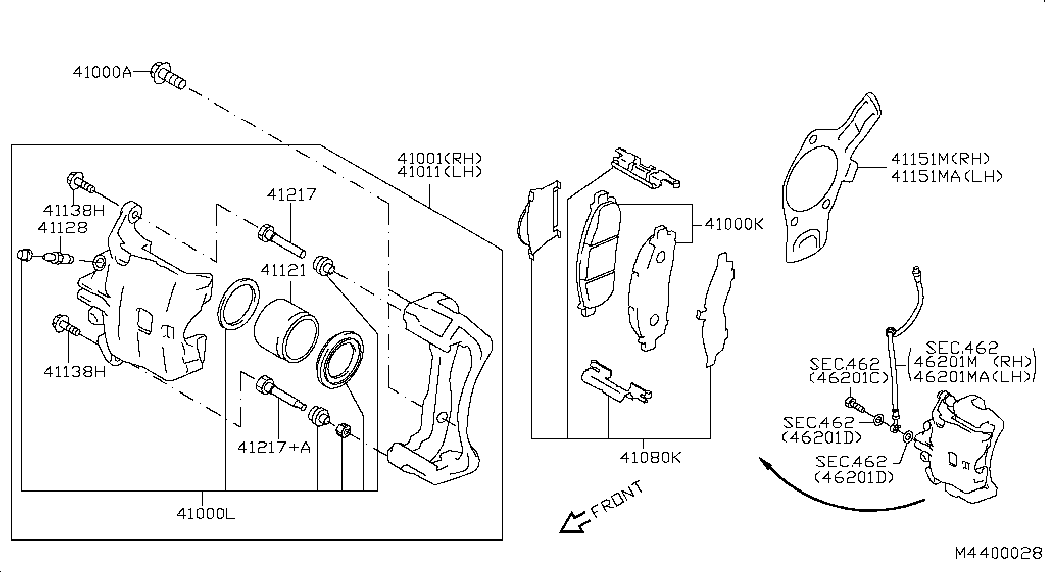 NISSAN 41128-JN00A - Ilmausruuvi / venttiili, työsylinteri inparts.fi