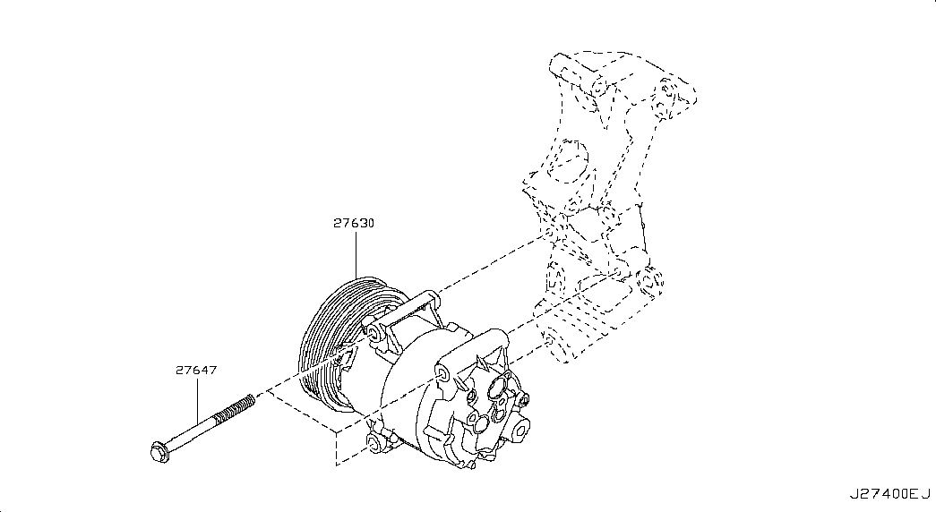 NISSAN 2318800QAB - Kompressori, ilmastointilaite inparts.fi