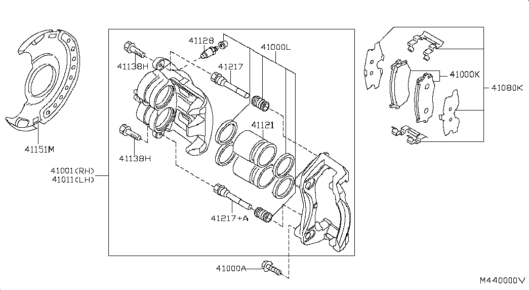 NISSAN DA060EB326 - Jarrupala, levyjarru inparts.fi