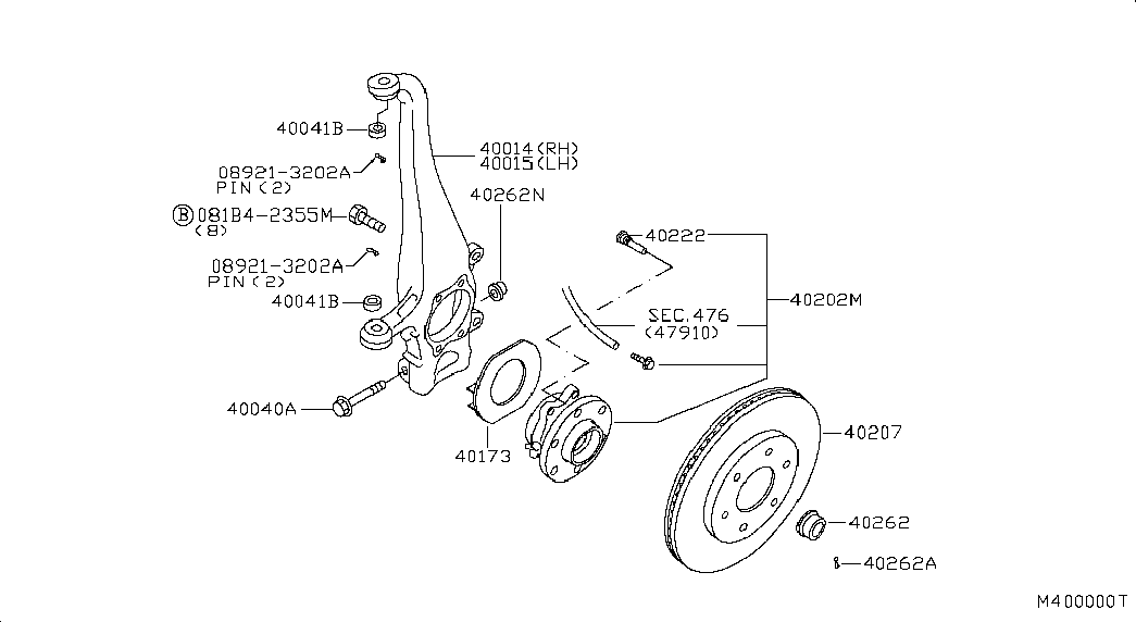 NISSAN 40206-EB300 - Jarrulevy inparts.fi