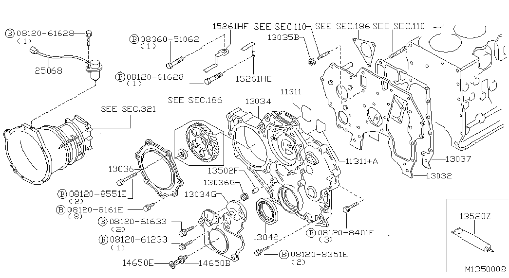 NISSAN 259777F405 - Impulssianturi, kampiakseli inparts.fi