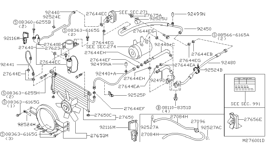 NISSAN 92131-7F001 - Kuivain, ilmastointilaite inparts.fi