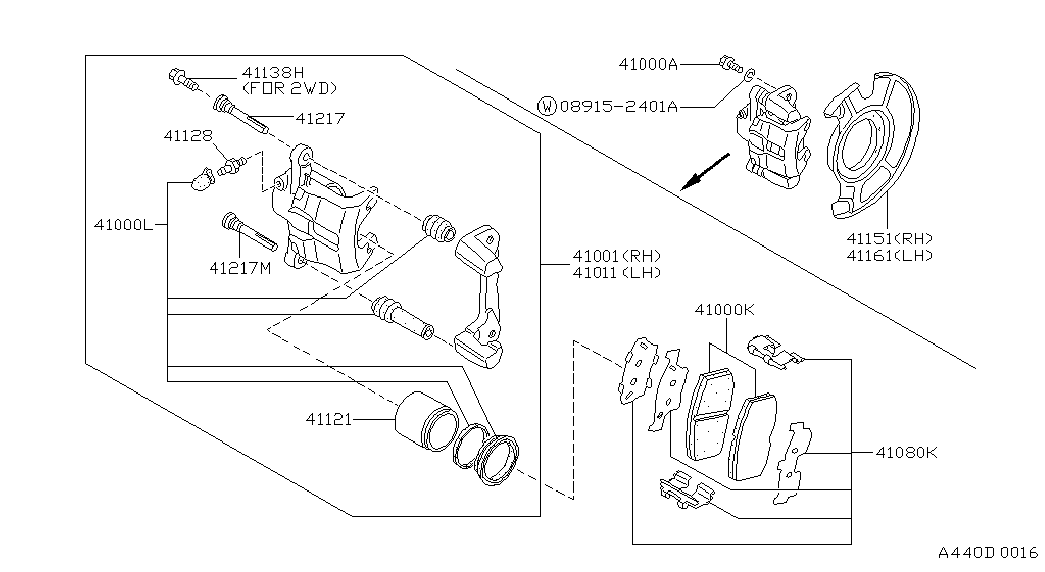 NISSAN 41060-72A89 - Jarrupala, levyjarru inparts.fi