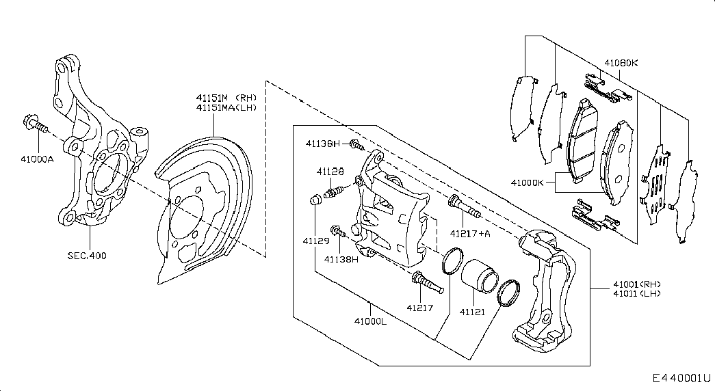 NISSAN D10801VA0A - Jarrupala, levyjarru inparts.fi