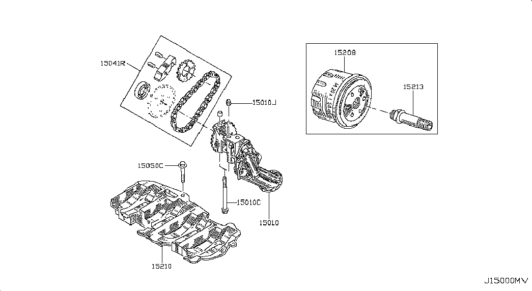 NISSAN 15208BN700 - Öljynsuodatin inparts.fi