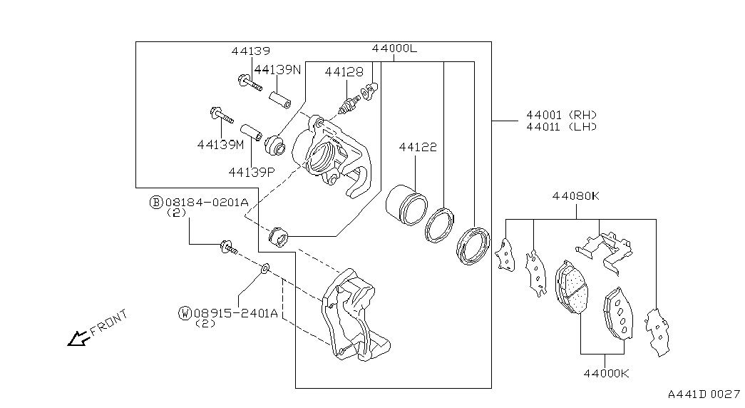 NISSAN 44060 32G85 - Jarrupala, levyjarru inparts.fi