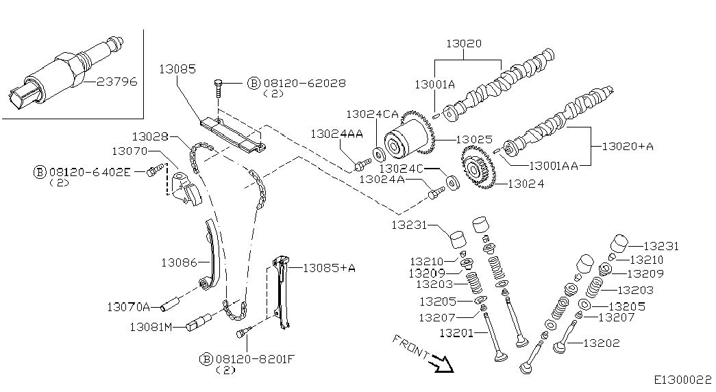 NISSAN 130284M502 - Jakoketju inparts.fi