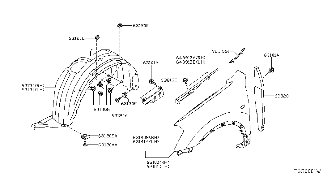 NISSAN F3100-BR0MA - Lokasuoja inparts.fi