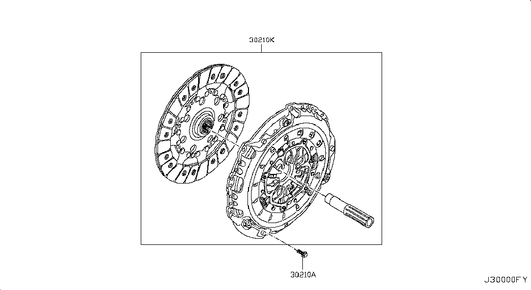 NISSAN 23354-00QAN - Kytkinpaketti inparts.fi