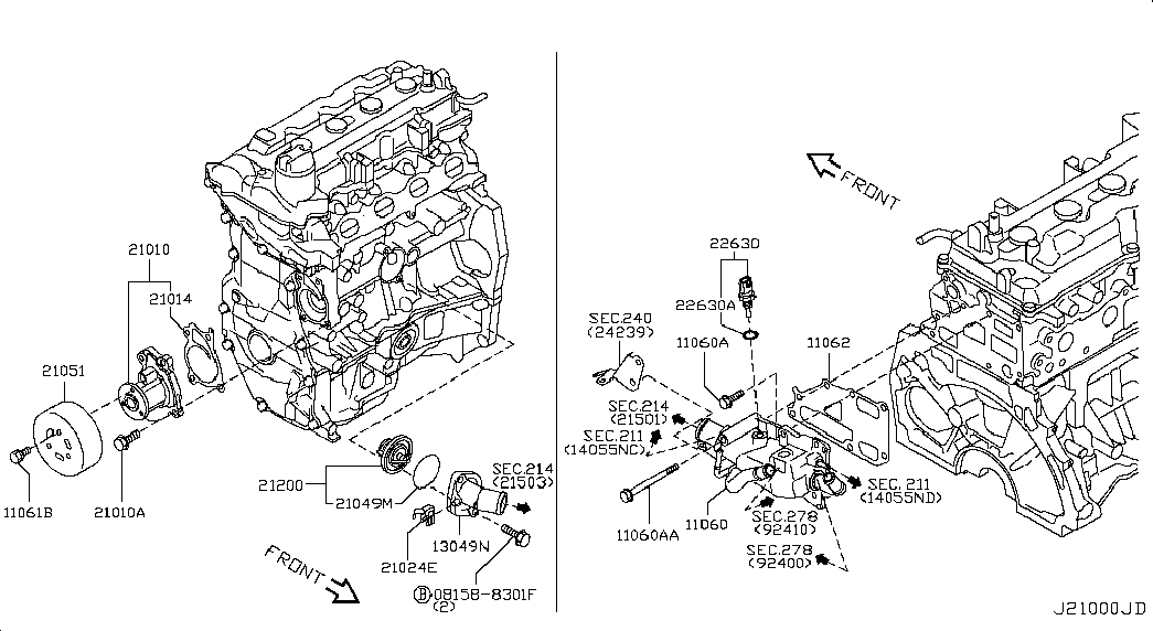 RENAULT 21200ED00A - Termostaatti, jäähdytysneste inparts.fi